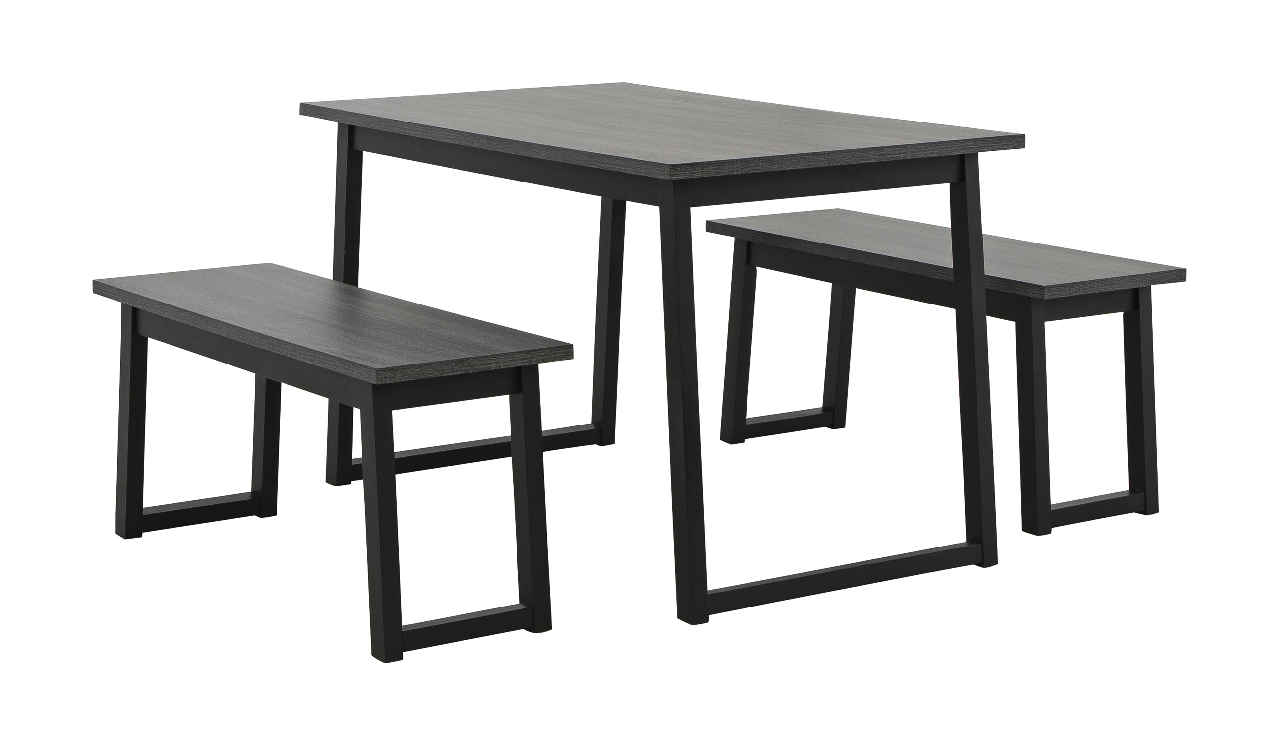 Signature Design by Ashley Garvine Dining Table and Benches Standard Furniture Table & Chair