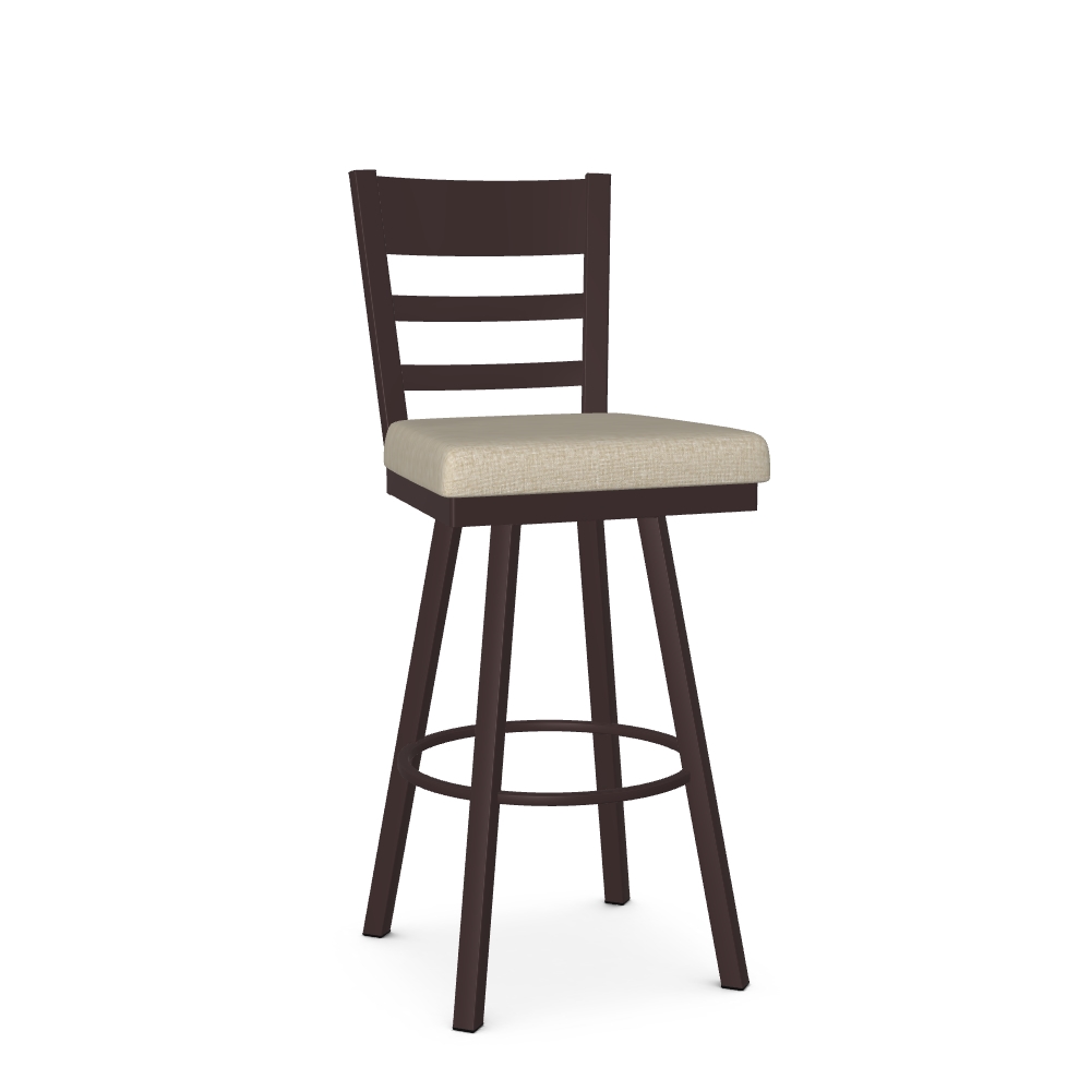 Upholstered Bar Height Swivel Stool