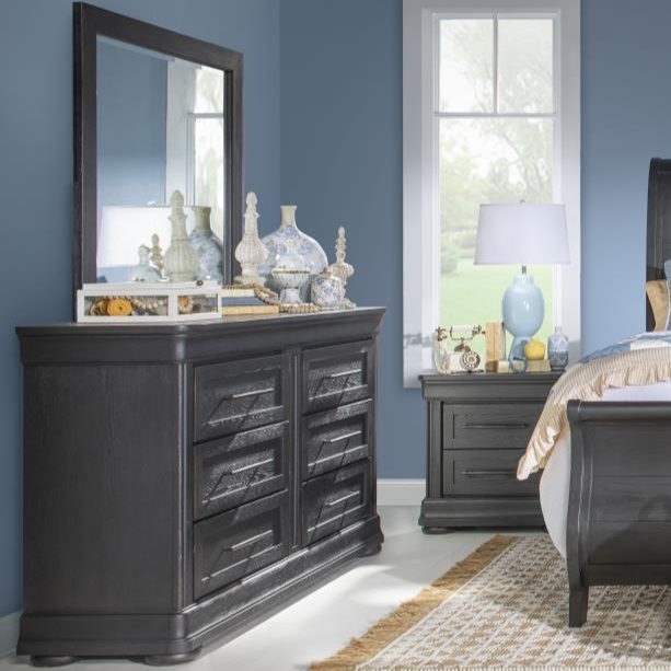 6-Drawer Dresser and Mirror Set
