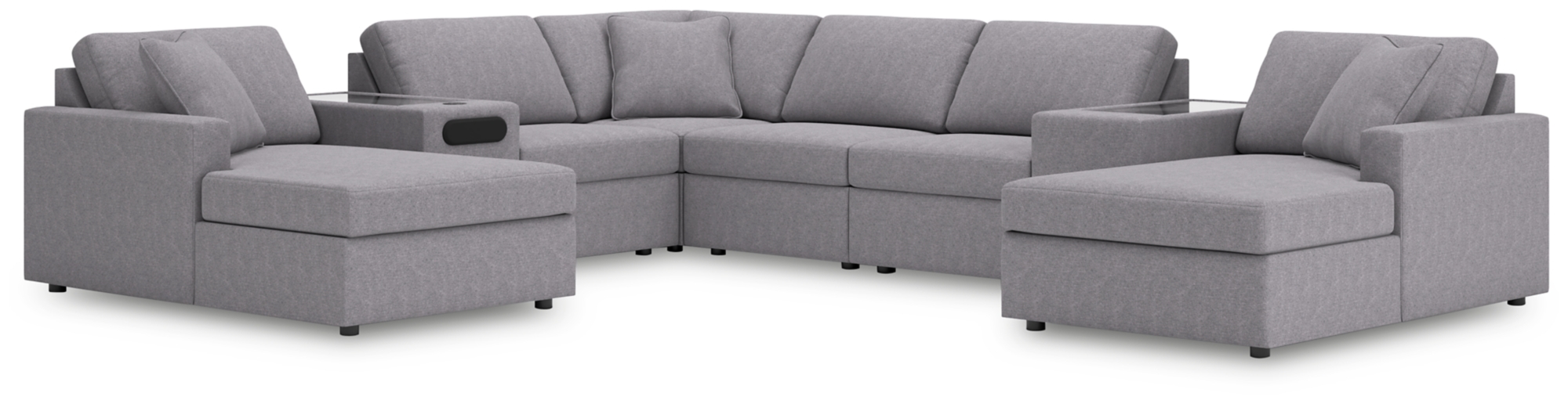 8-Piece Sectional With Chaise