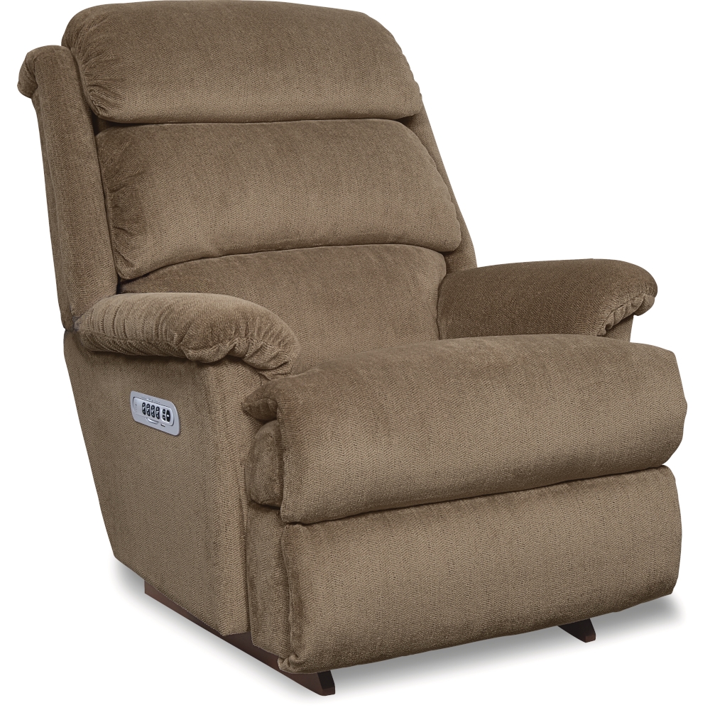 Power Rocking Recliner w/ Headrest & Lumbar