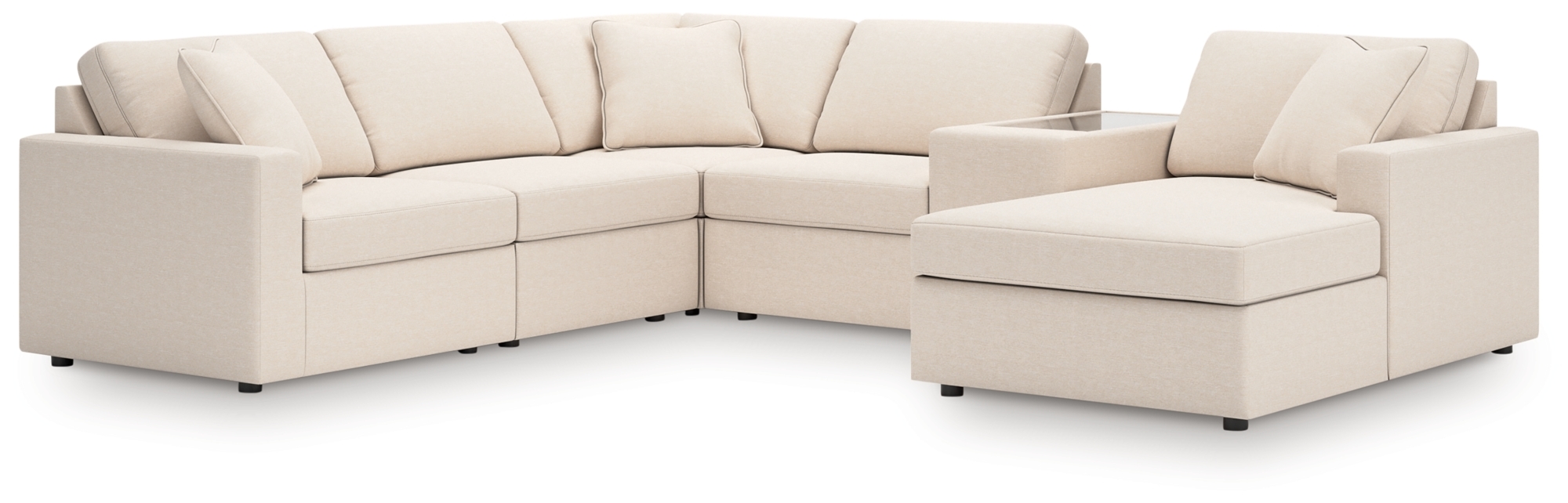 6-Piece Sectional With Chaise