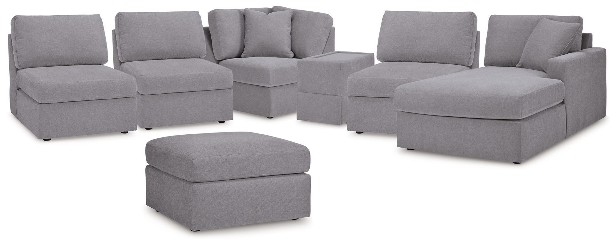 6-Piece Sectional With Chaise And Ottoman
