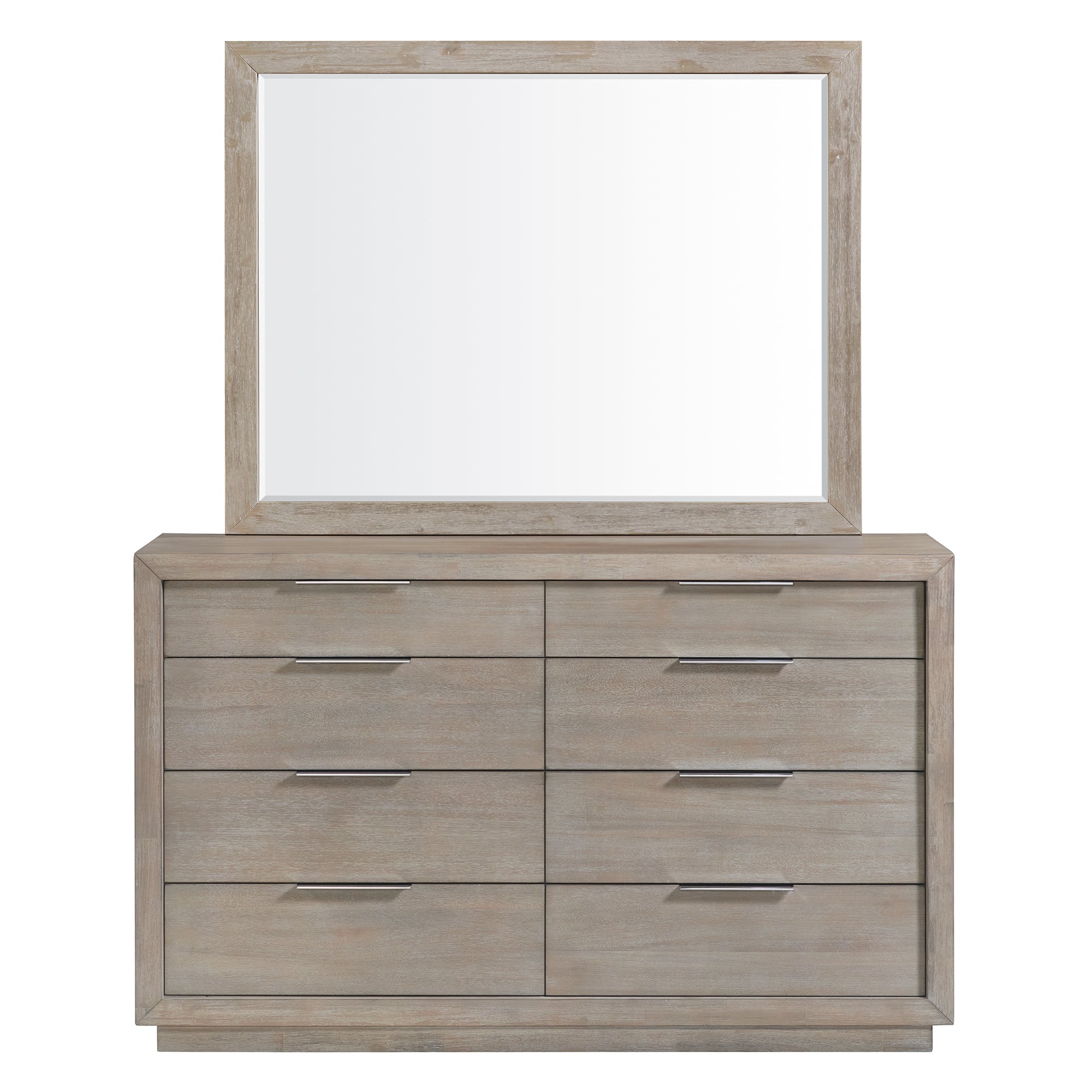 Dresser and Mirror Set