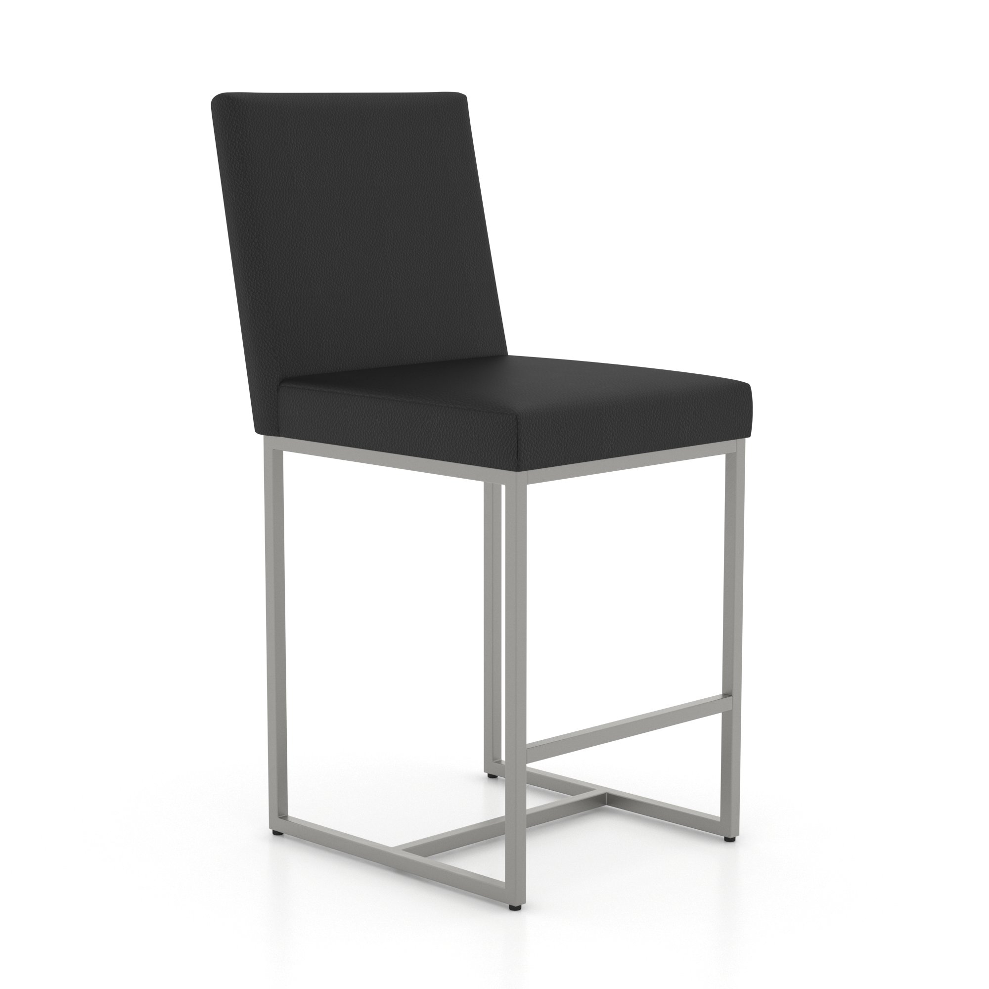 Upholstered fixed stool