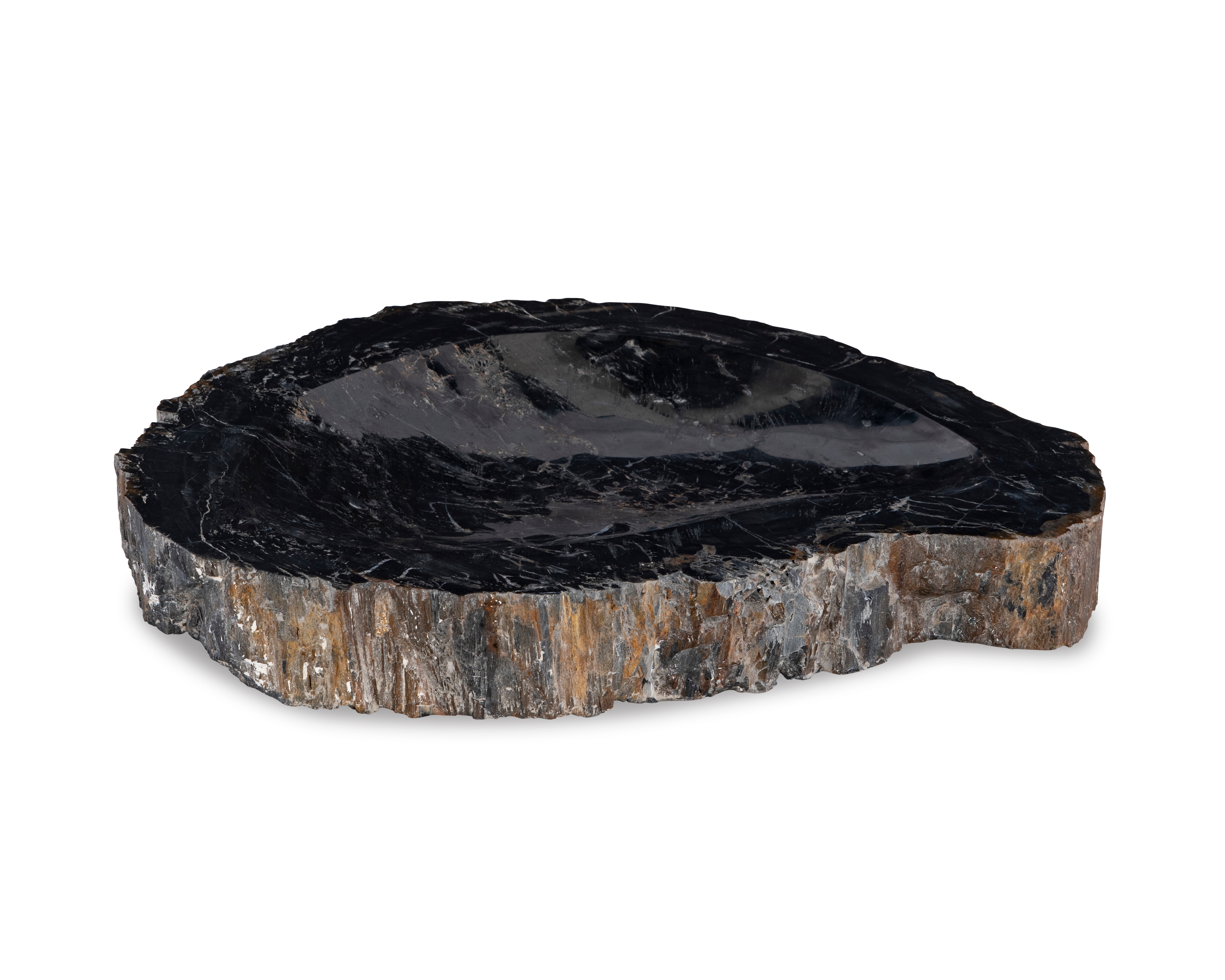 Grey Petrified Bowl