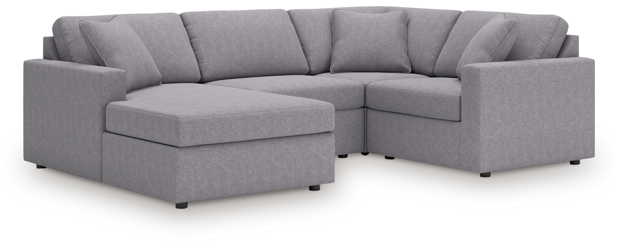 4-Piece Sectional With Chaise