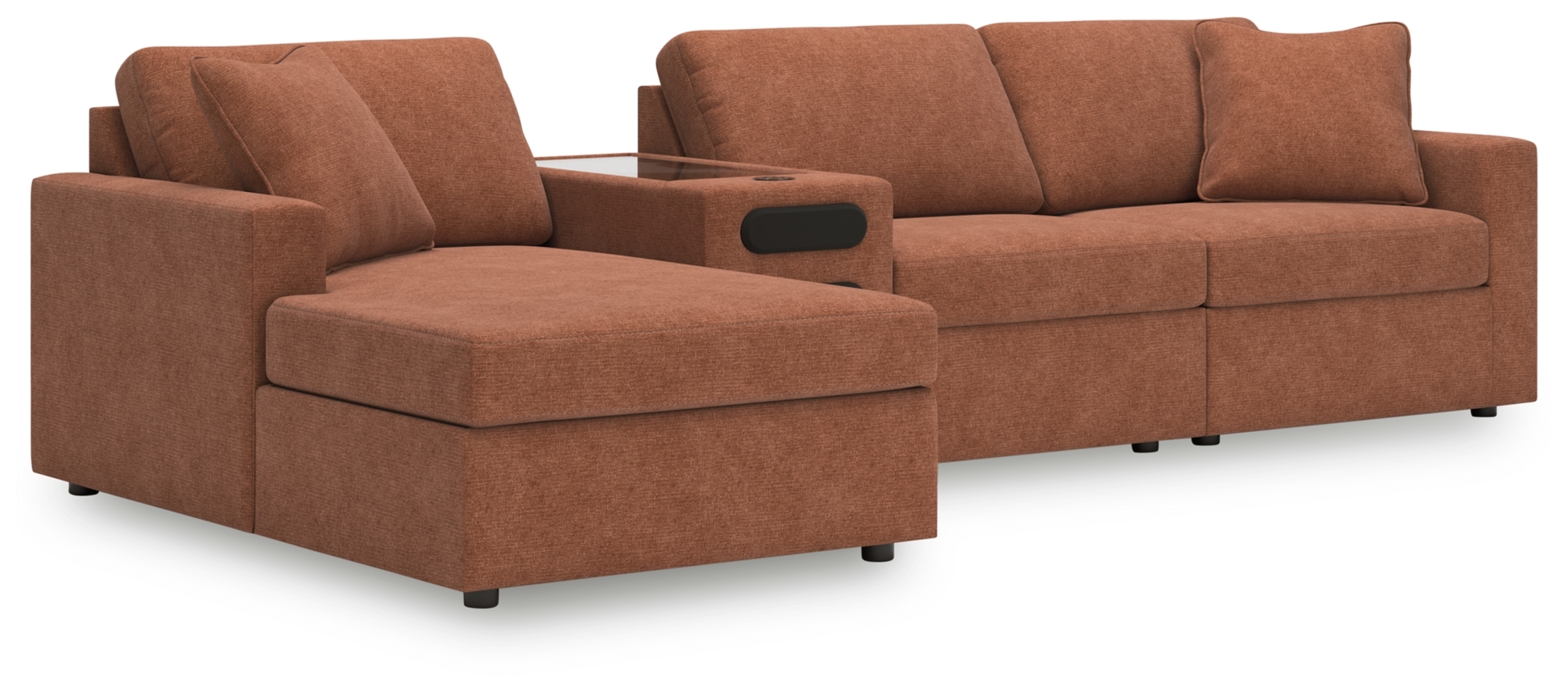 4-Piece Sectional With Chaise
