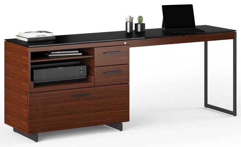 Pedestal Desk w/Multifunction Cabinet