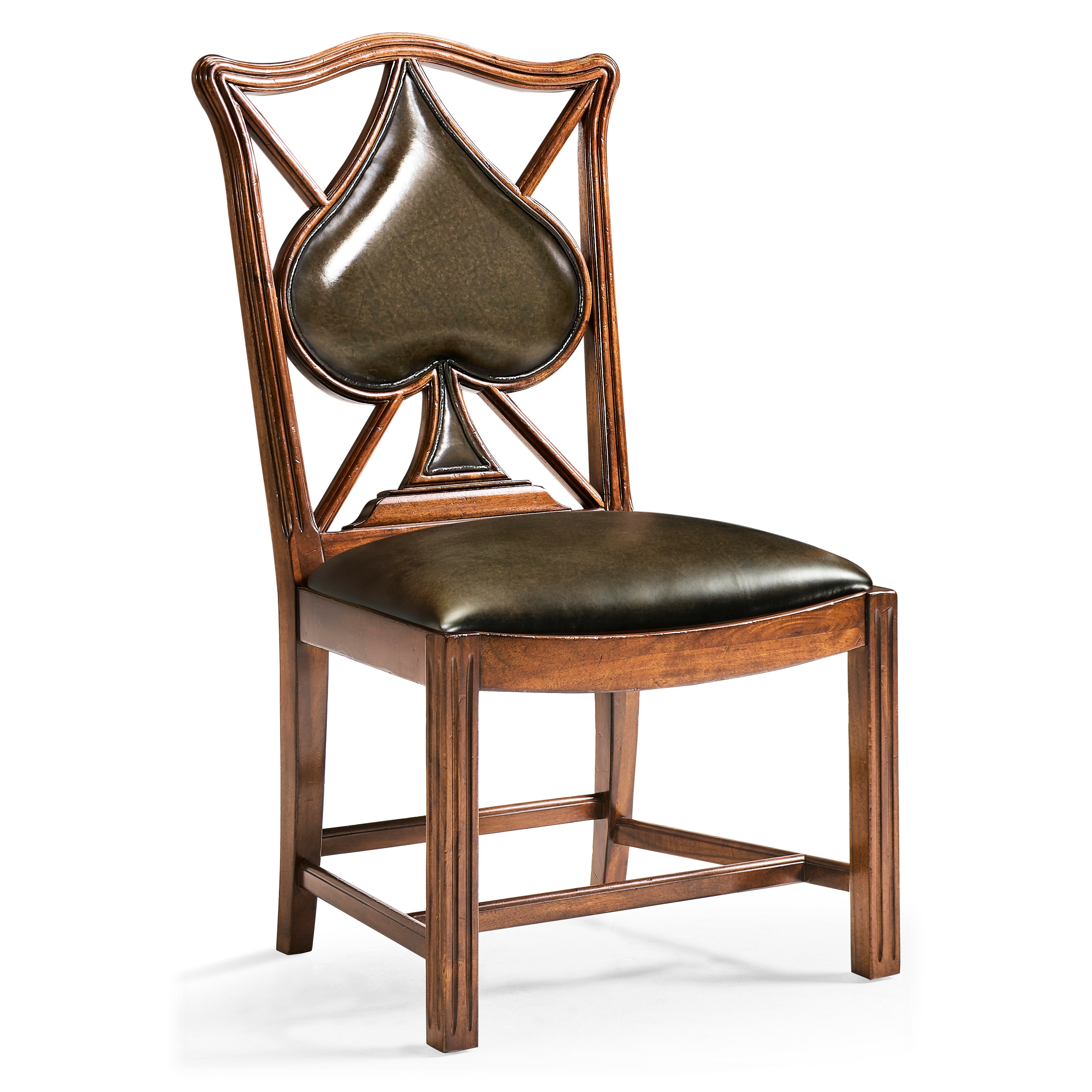 Playing Card "Spade" Side Chair
