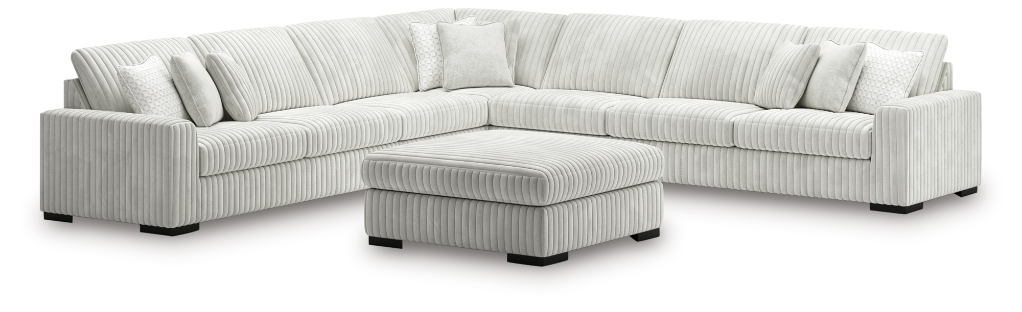 5-Piece Sectional And Ottoman