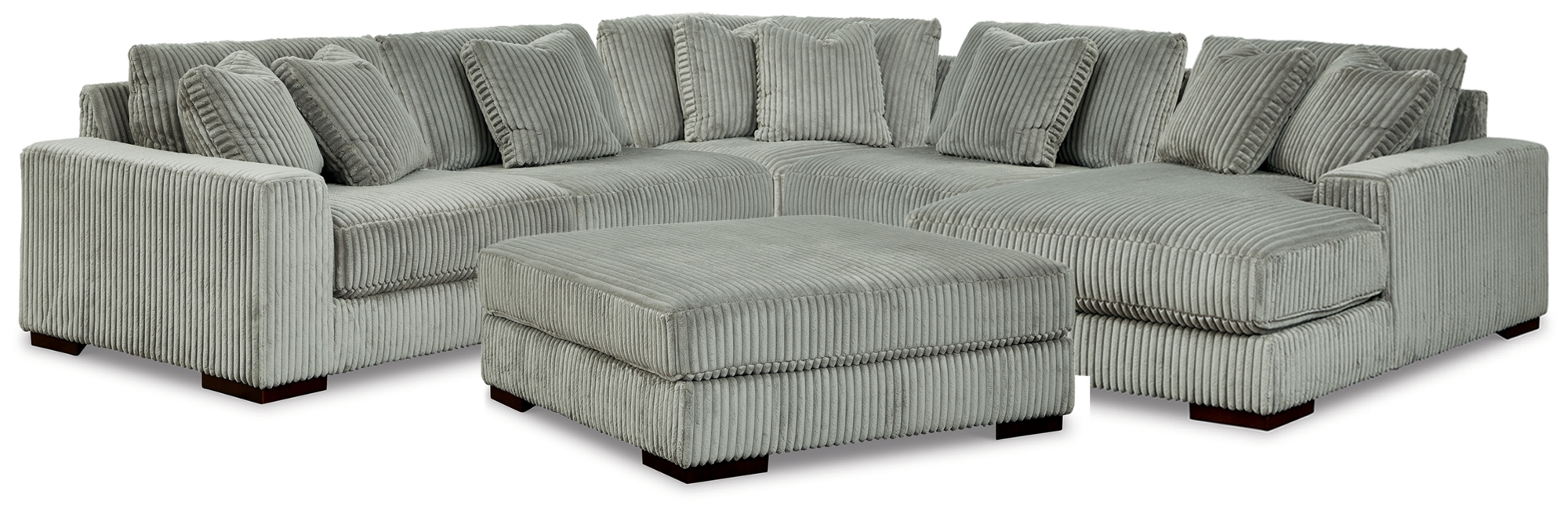 5-Piece Sectional And Ottoman