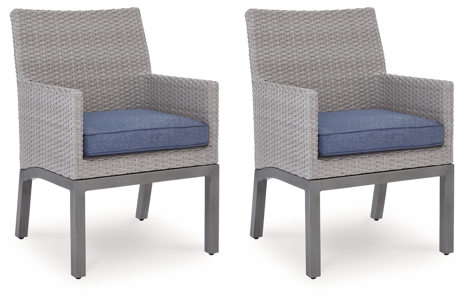 Arm Chair With Cushion (Set Of 2)