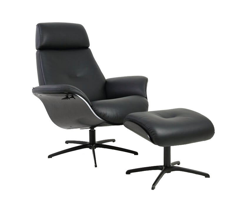 Falcon Manual Recliner With Footstool