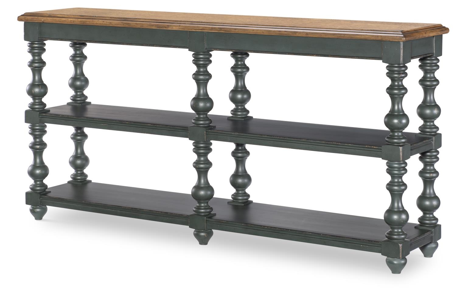 Turned Bobbin Leg Console Table
