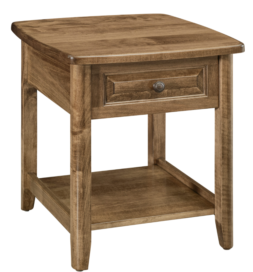 Single Drawer End Table