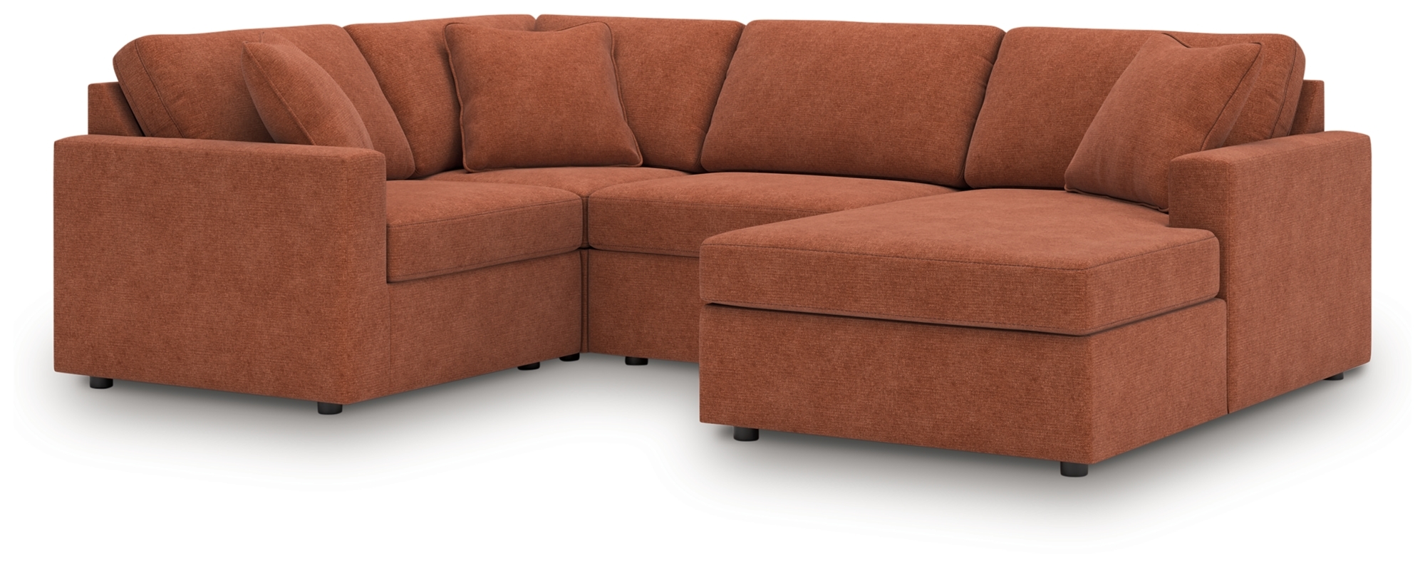 4-Piece Sectional With Chaise