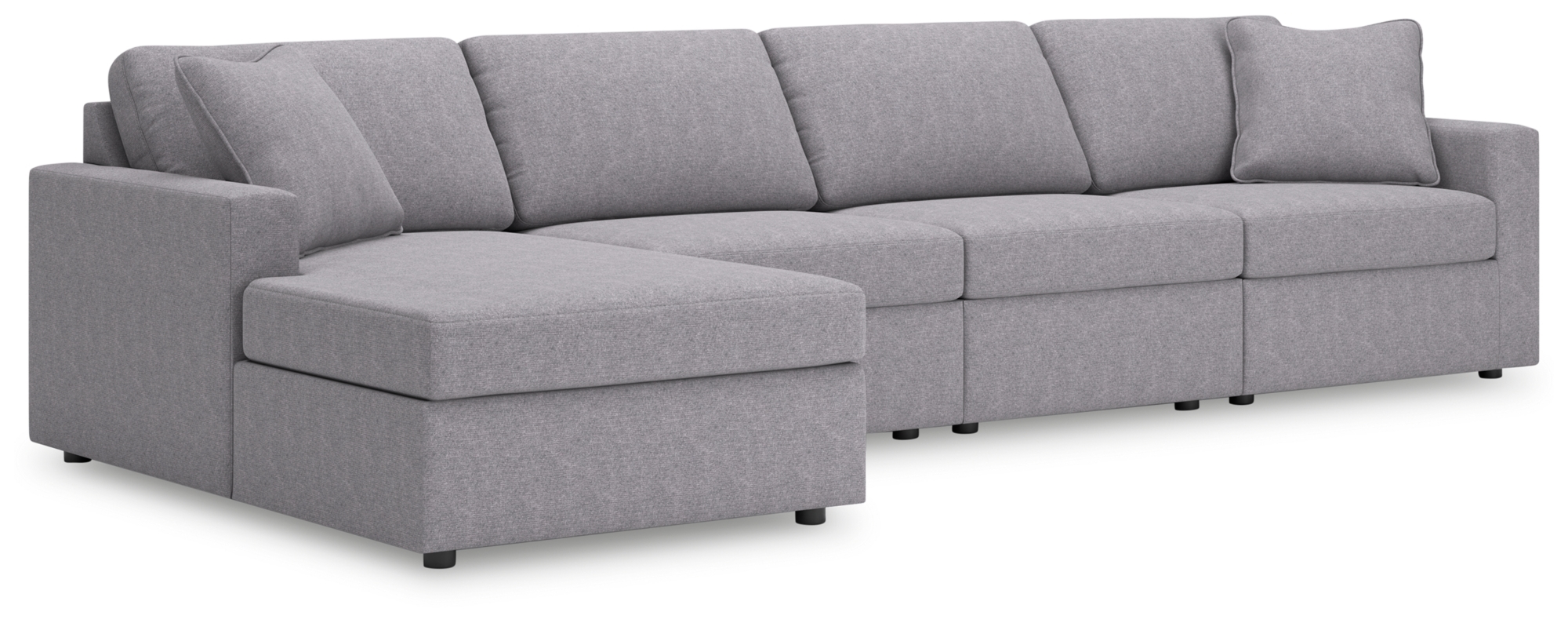 4-Piece Sectional With Chaise