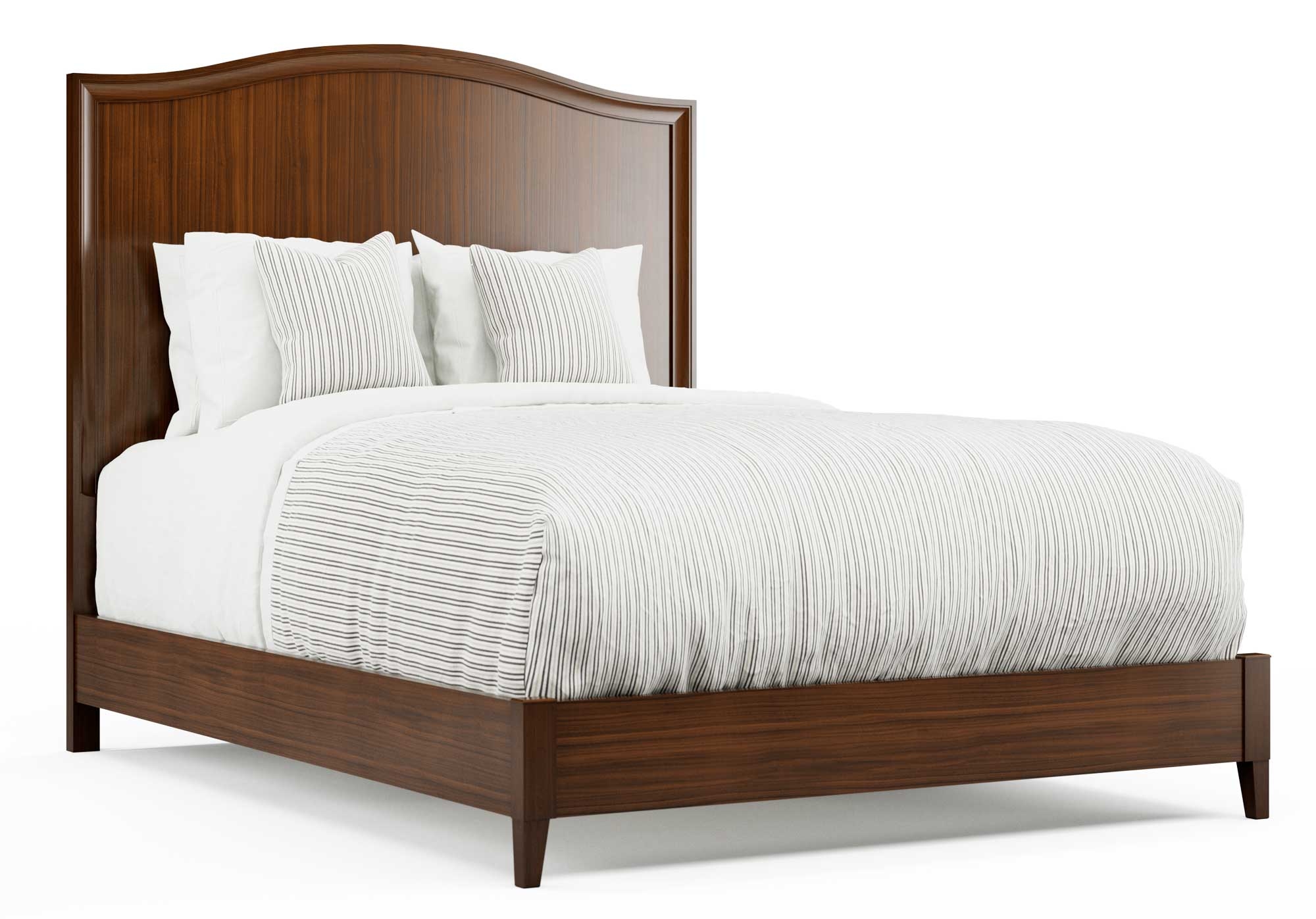 Queen Bed with Low Footboard