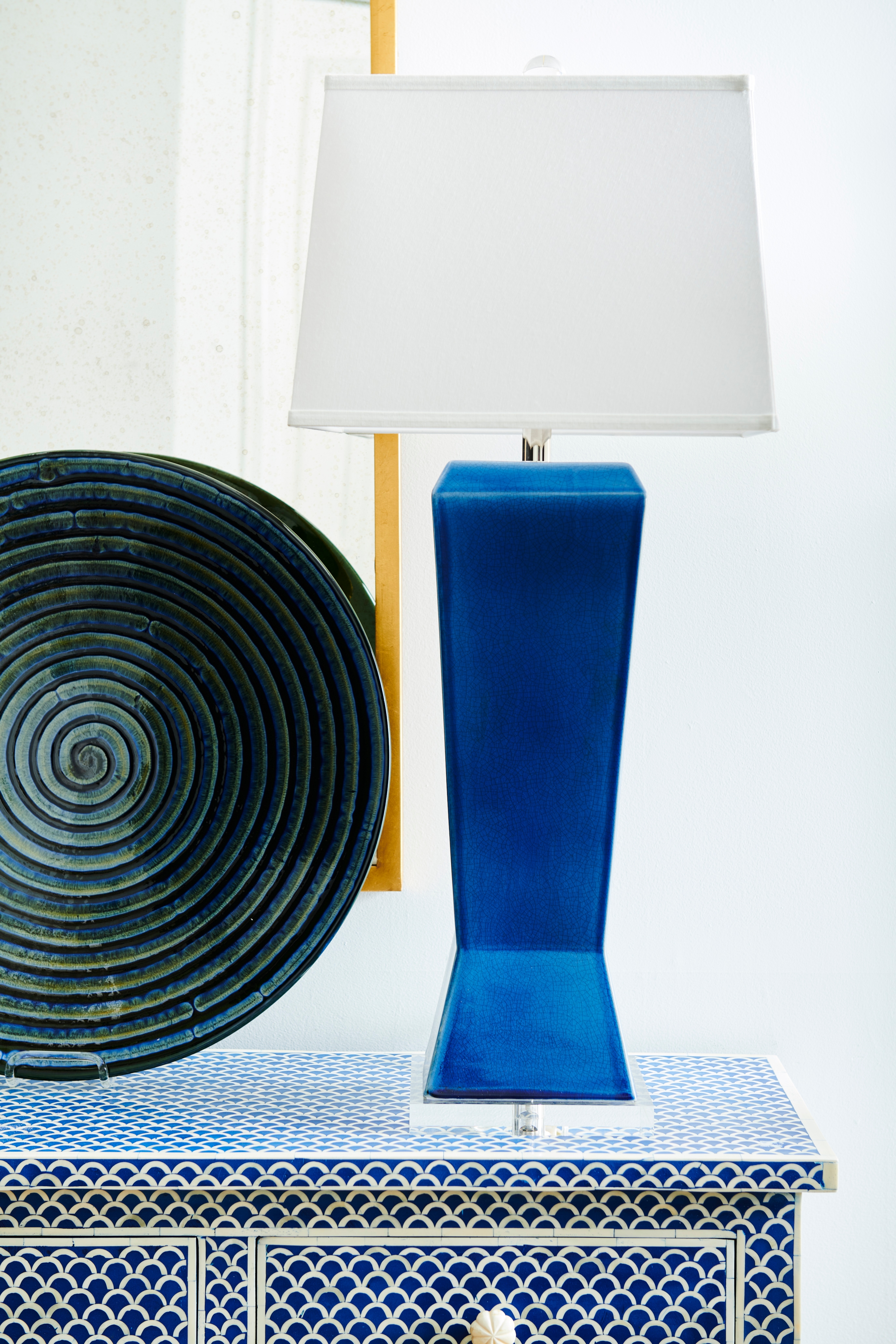 Albion Table Lamp - Indigo