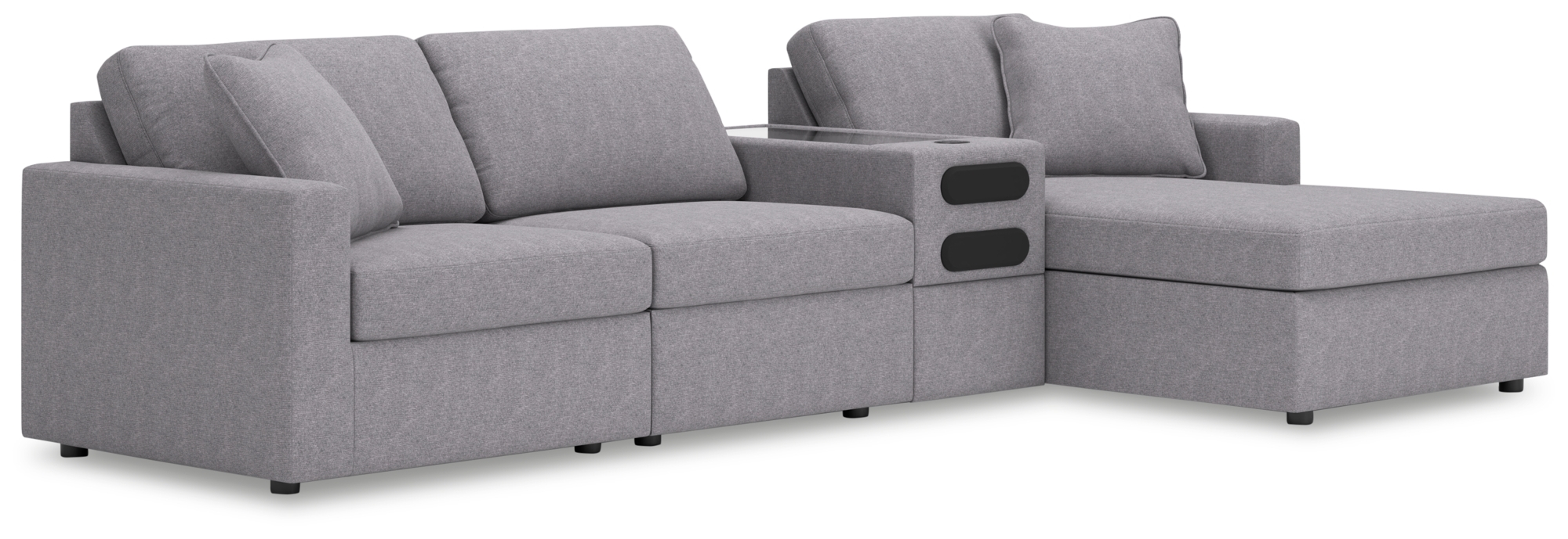 4-Piece Sectional With Chaise