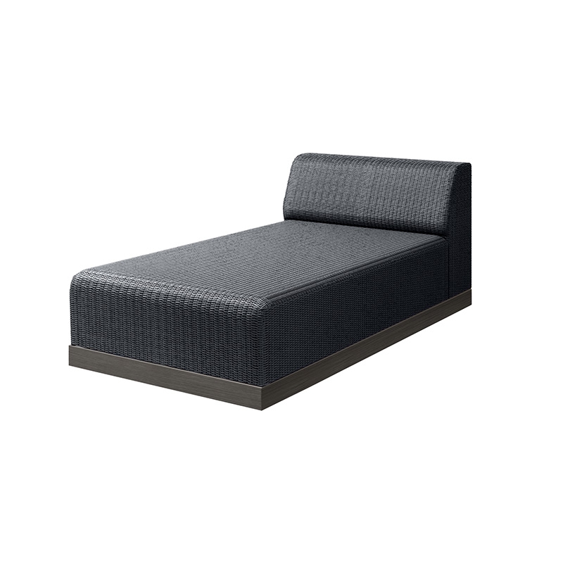 Padded Armless Chaise Section