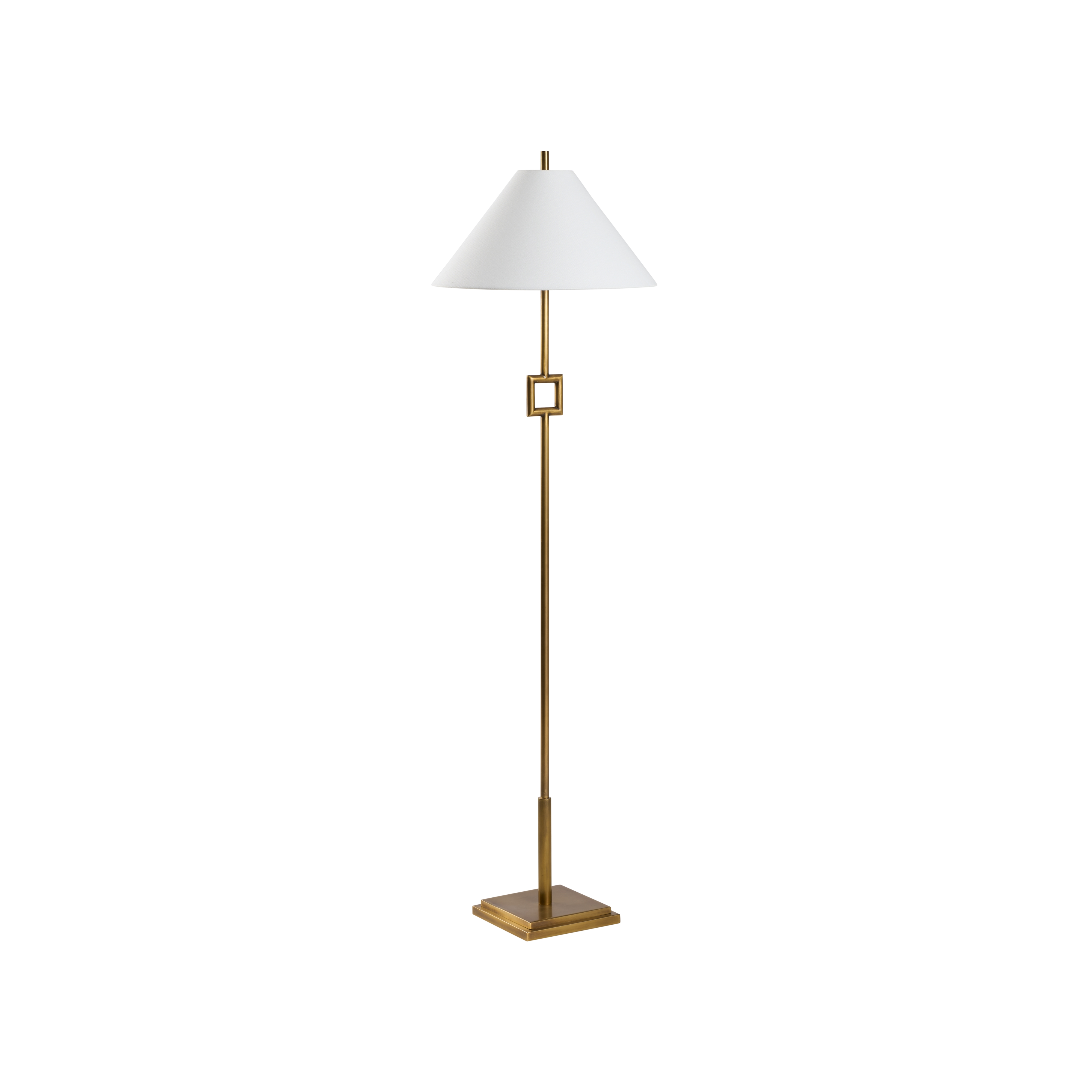 Overhill Floor Lamp - Aged Brass