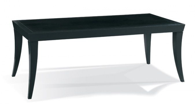 Cocktail Table 19"H With Saber Leg