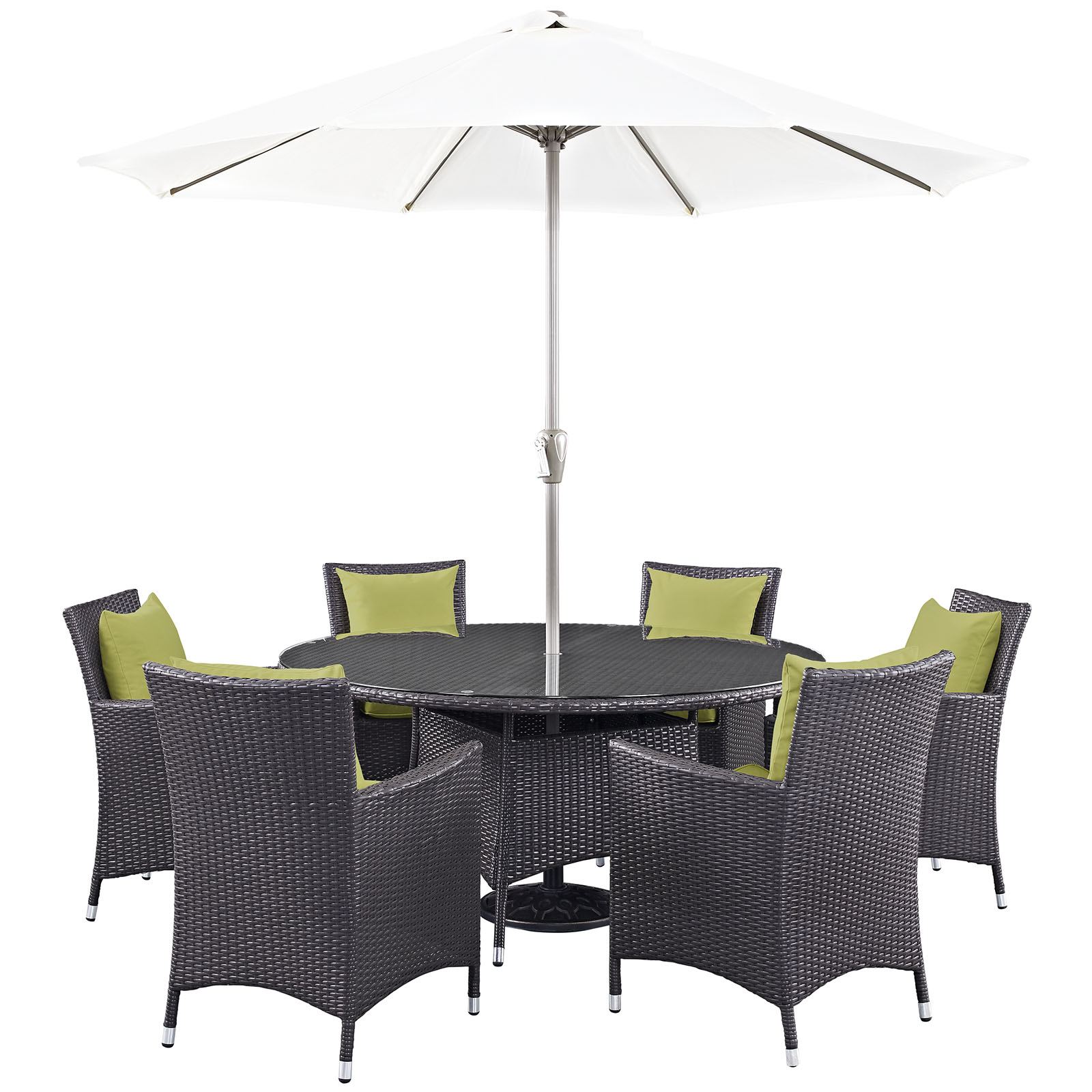 Modway Convene 8 Piece Outdoor Patio Dining Set Value City Furniture