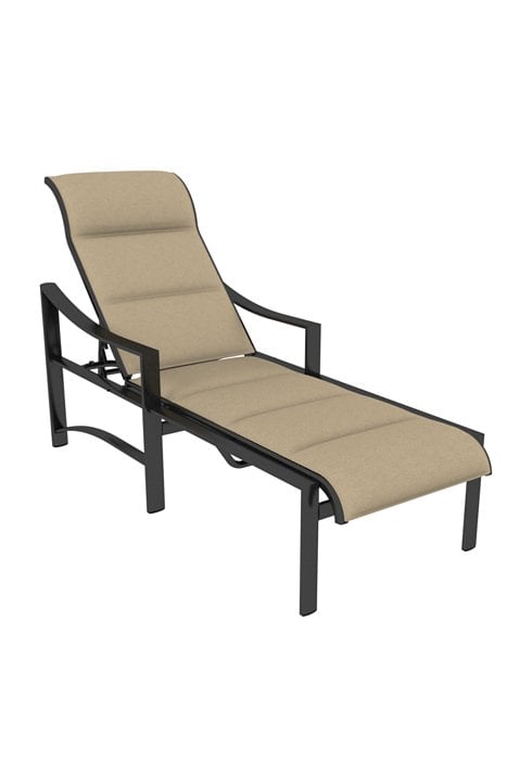 Adjustable Padded Sling Chaise Lounge