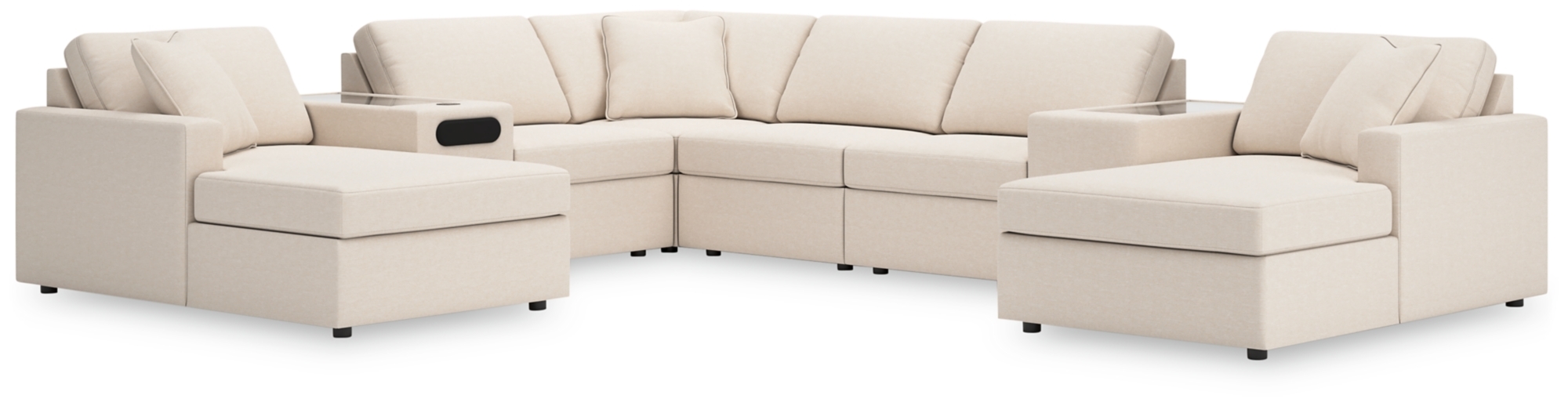 8-Piece Sectional With Chaise