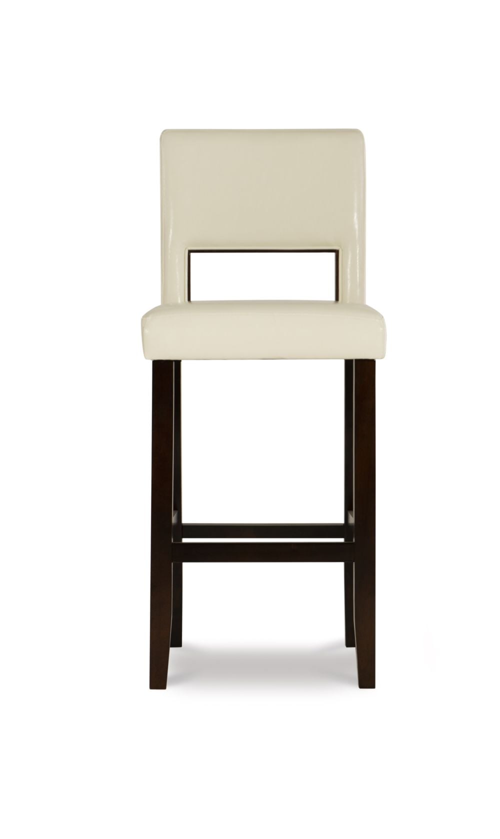 Linon Vega 14054WHT-01-KD-U Contemporary Bar Stool Wayside