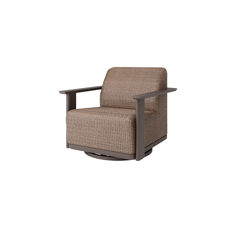 Padded Club Swivel Glider