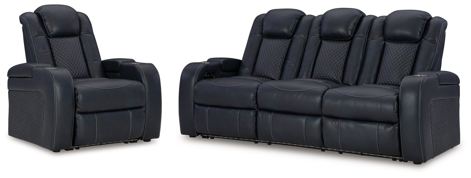 Power Reclining Sofa And Power Recliner