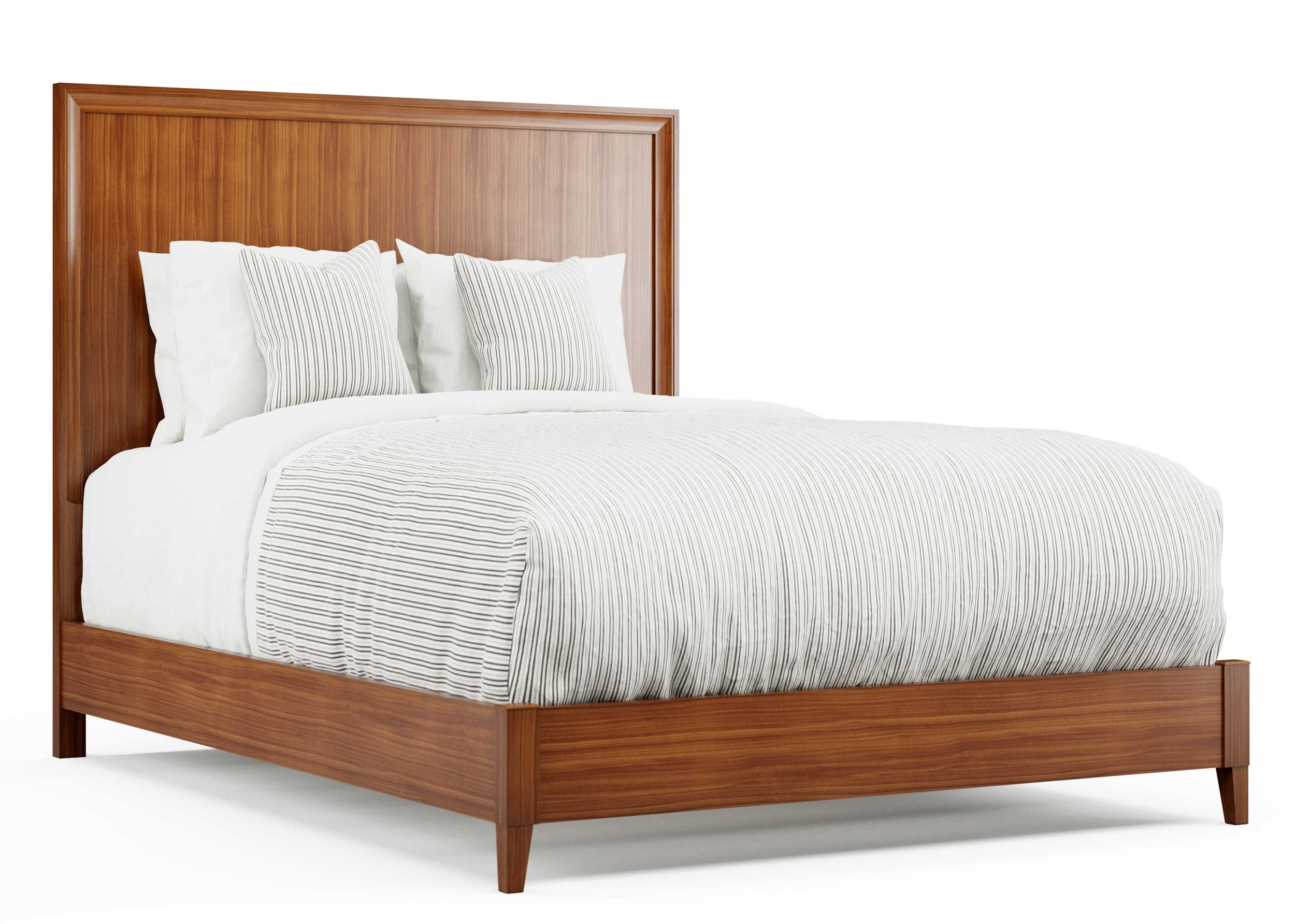 Queen Bed with Low Footboard