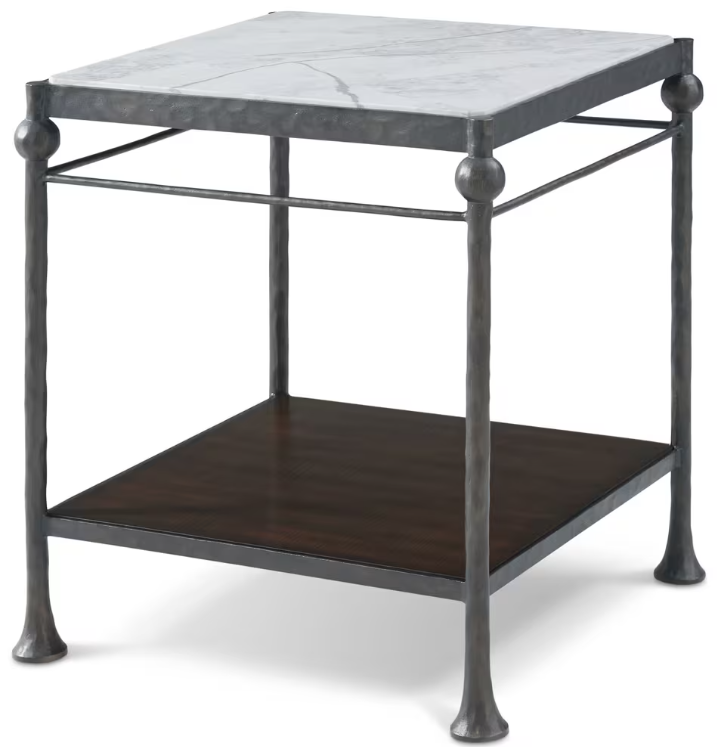 1-Shelf Metal Side Table