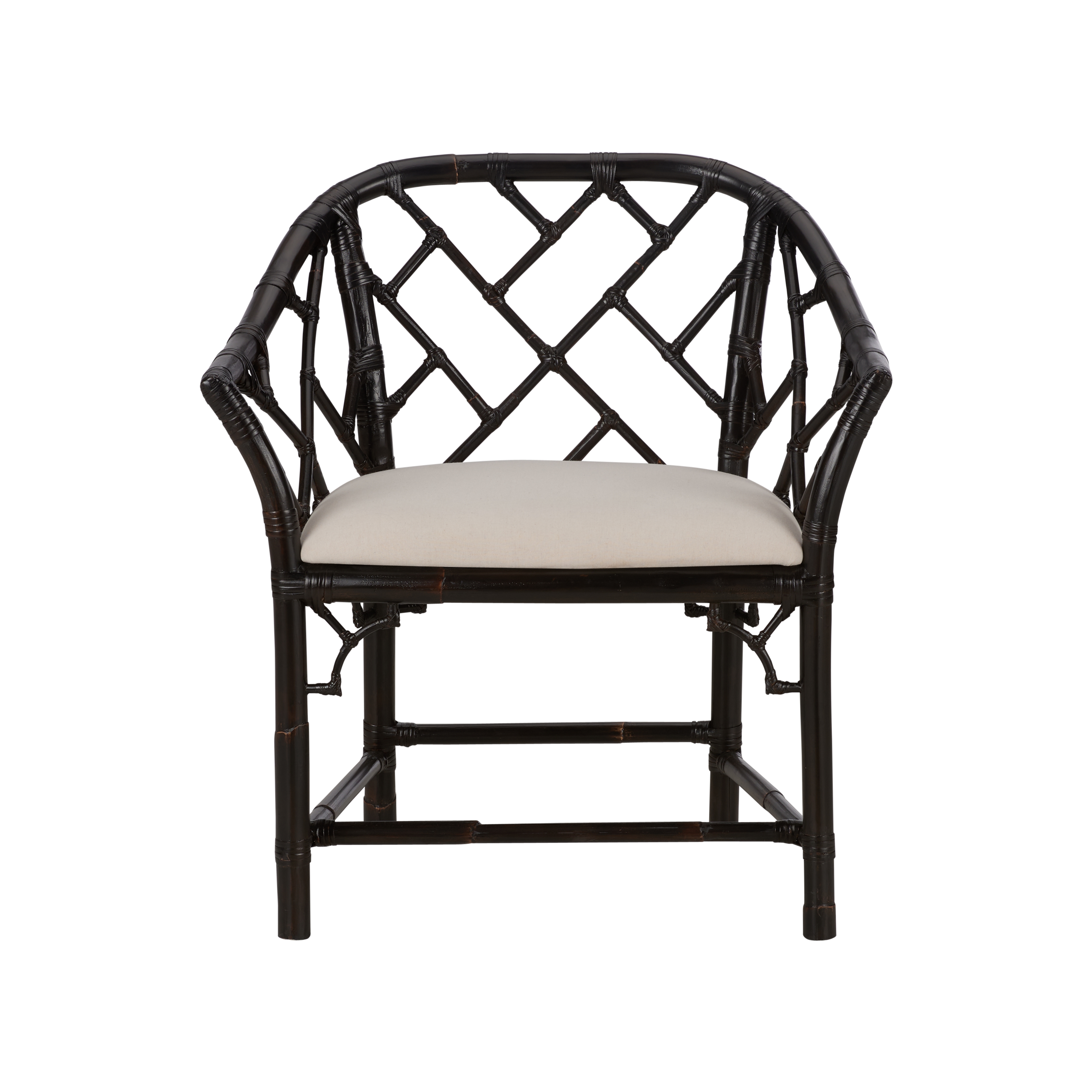 Chippendale Bamboo Arm Chair