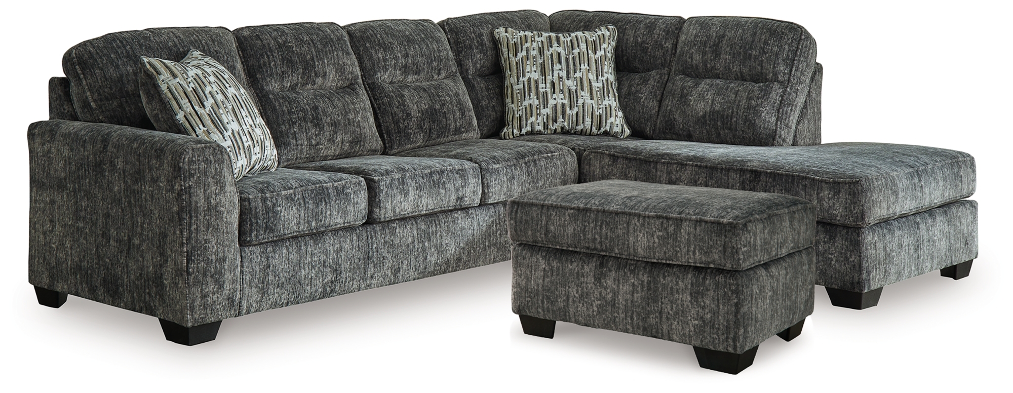 2-Piece Sectional And Ottoman