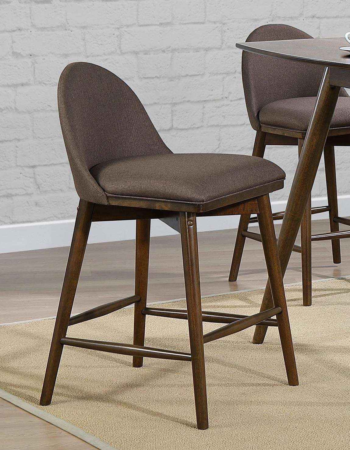 Winners Only Santana MidCentury Modern Counter Height Upholstered