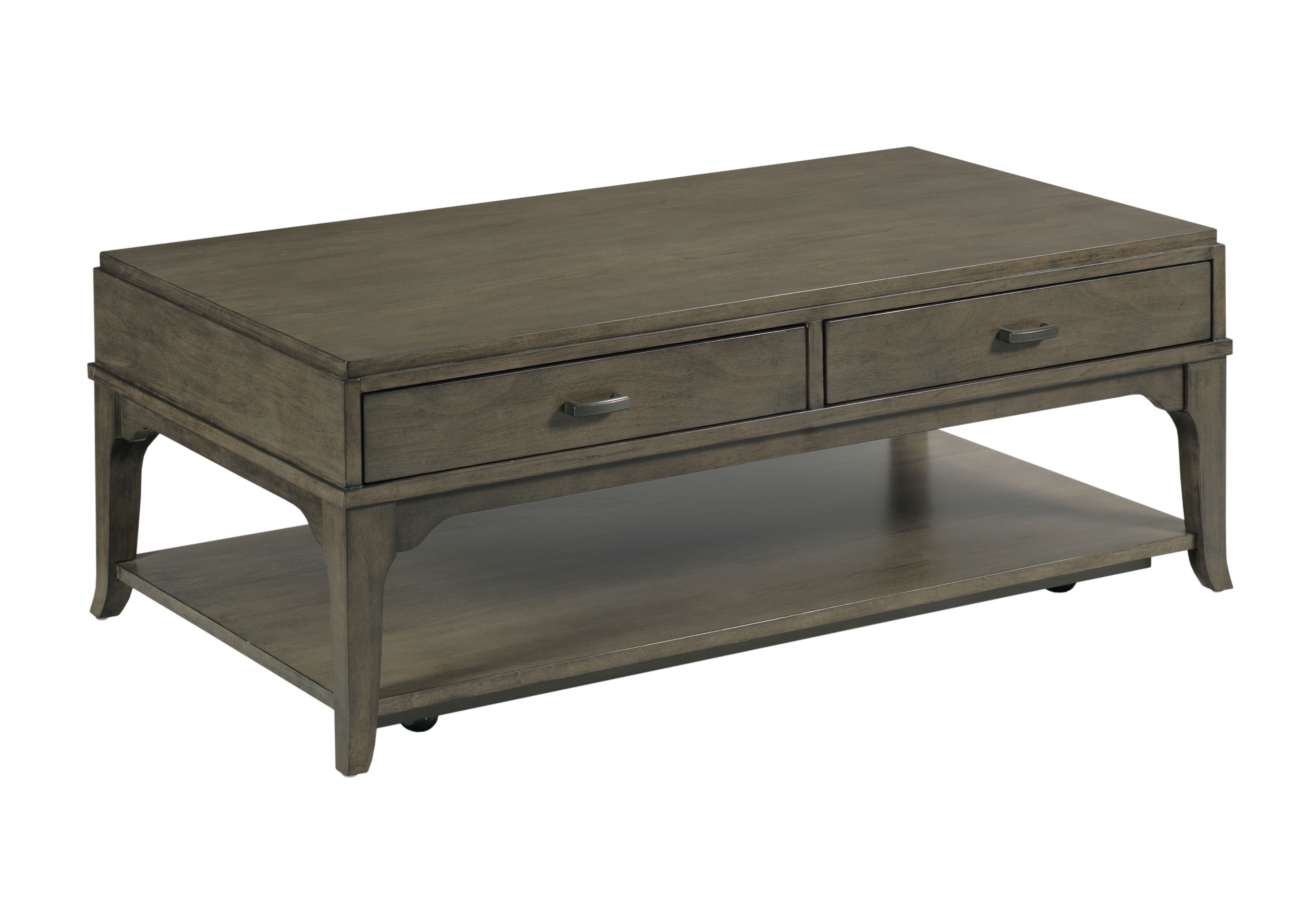 Rectangular 2-Drawer Coffee Table