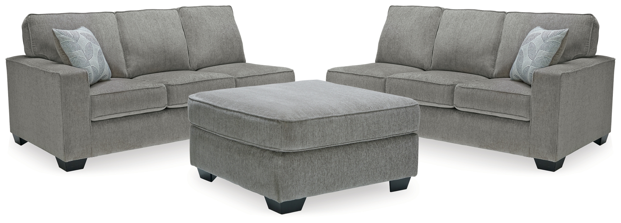 2-Piece Sectional With Ottoman