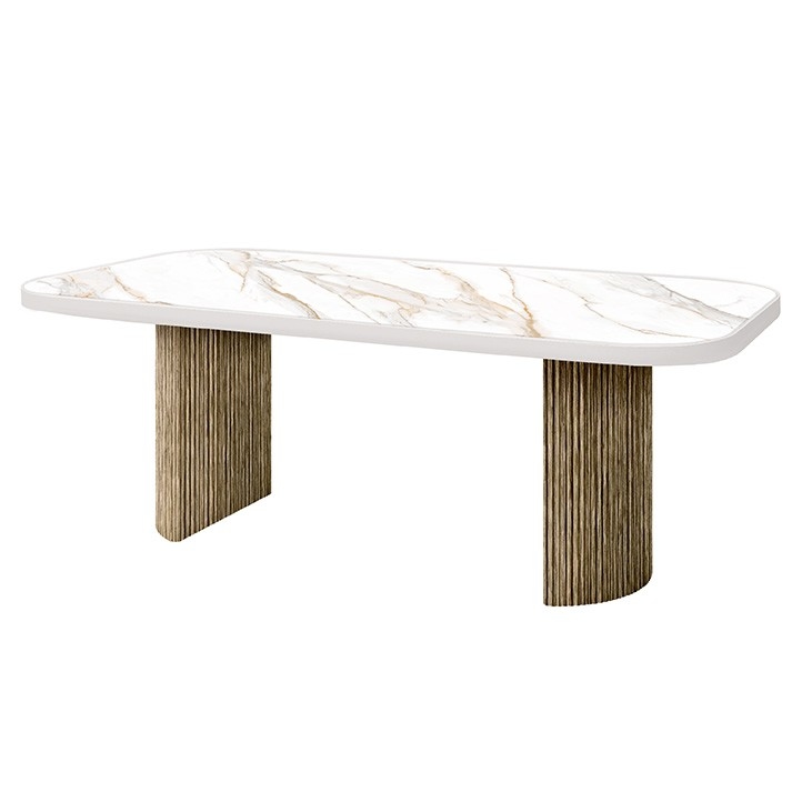 84" Rect. Sintered Stone-Top Dining Table