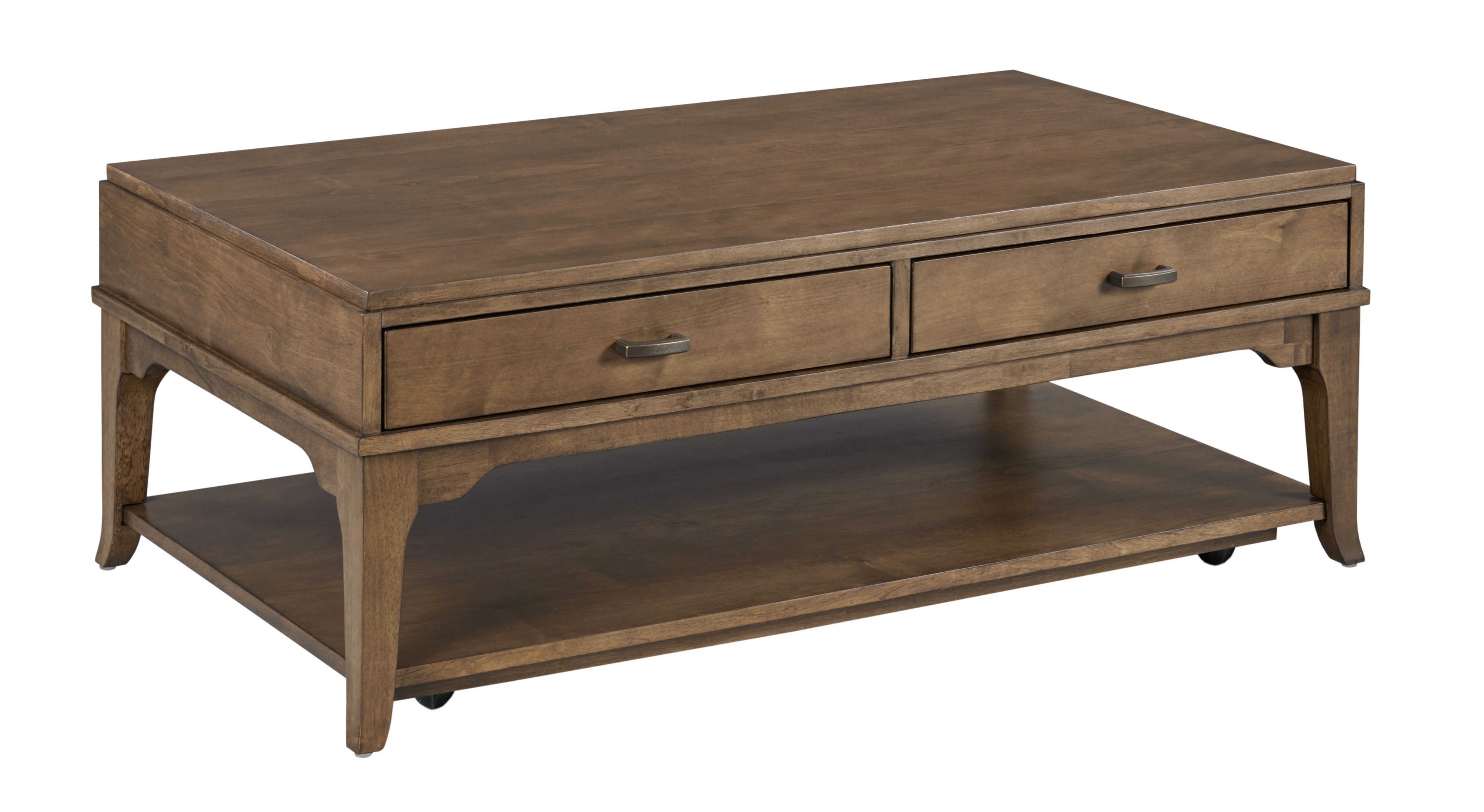 2-Drawer Rectangular Coffee Table