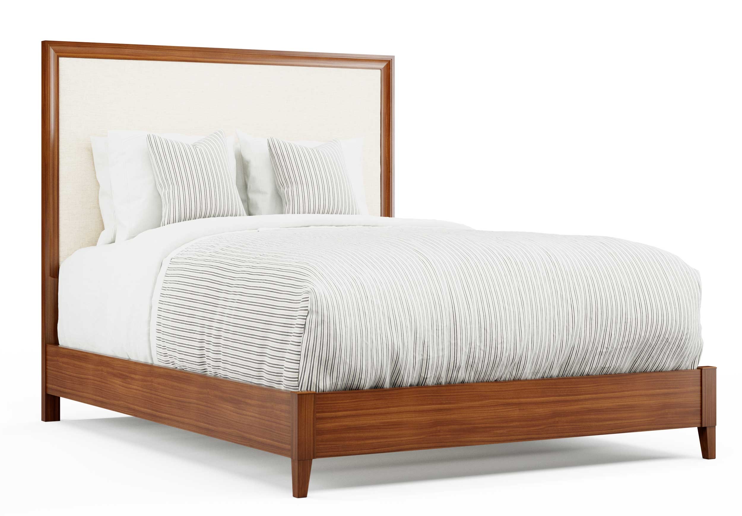 Queen Uph Bed with Low Footboard