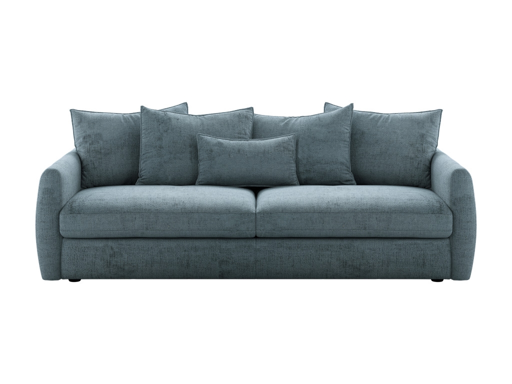 Modern Plush Loose-Pillow Daybed Sofa