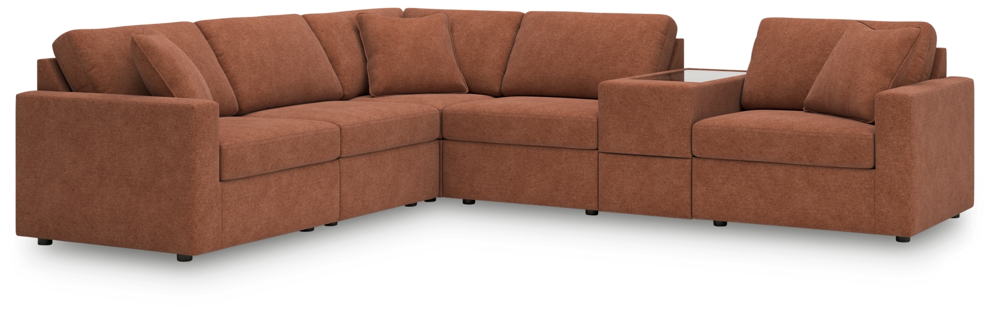 6-Piece Sectional Console