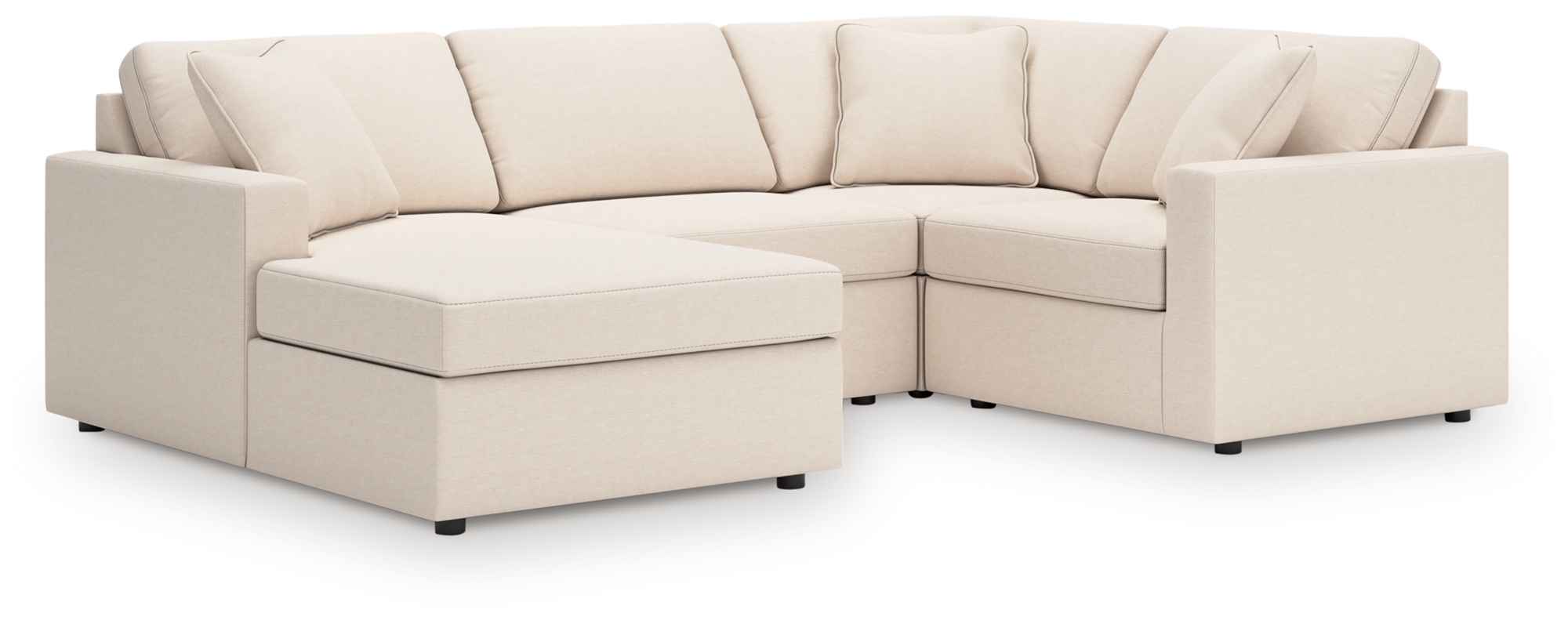 4-Piece Sectional With Chaise