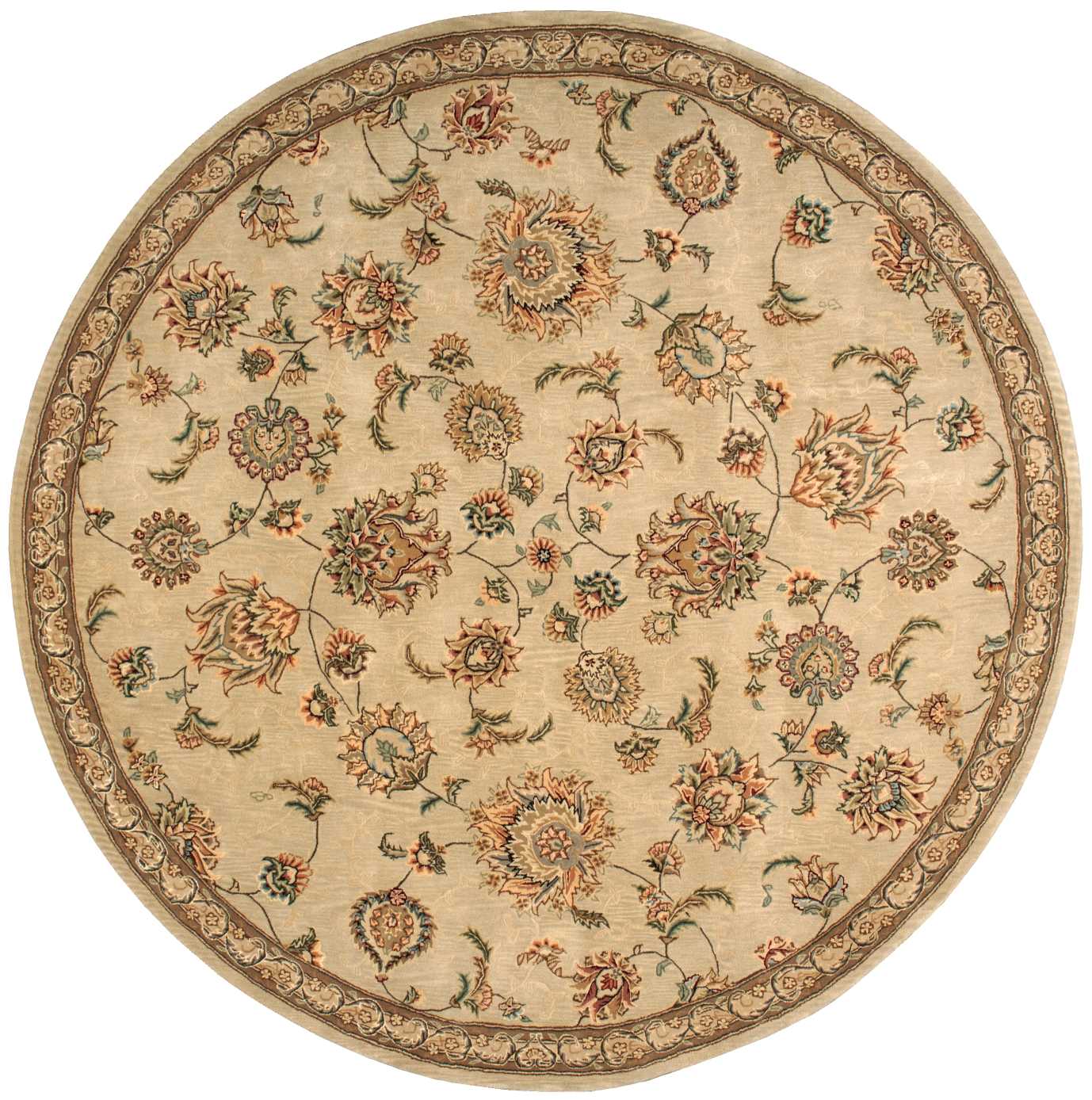 Nourison Nourison 2000 8' Beige Round Rug Sprintz Furniture Rugs
