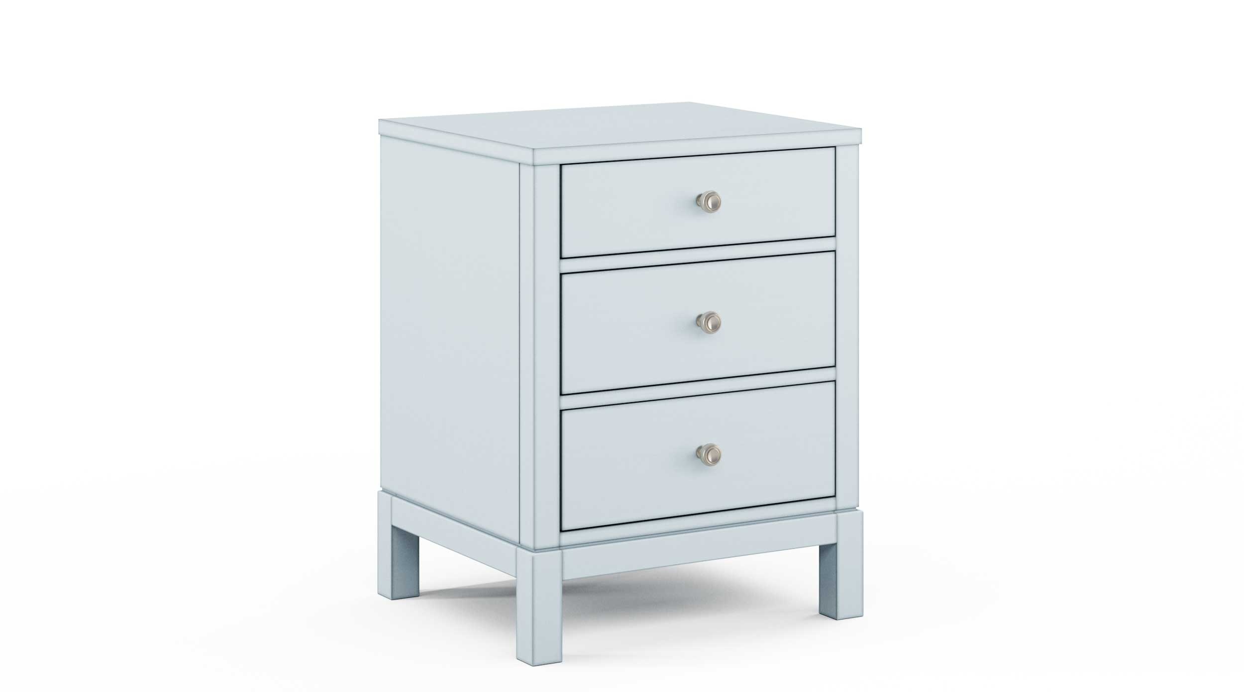 3-Drawer Nightstand