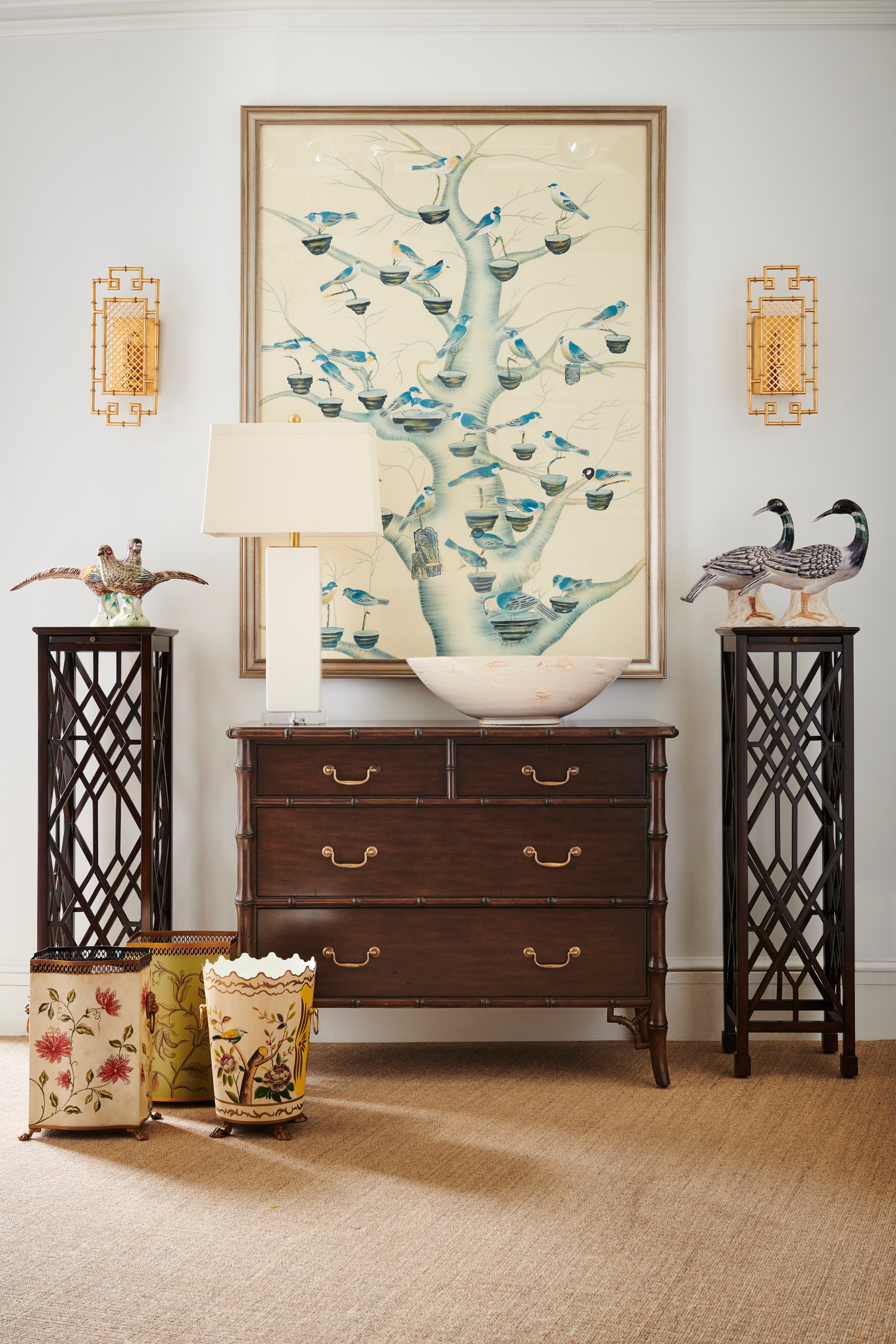 Aviary In Shades Of Blue